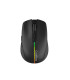 Mouse raton coolbox gaming  w01 negro 1600 dpi inalambrico recargable