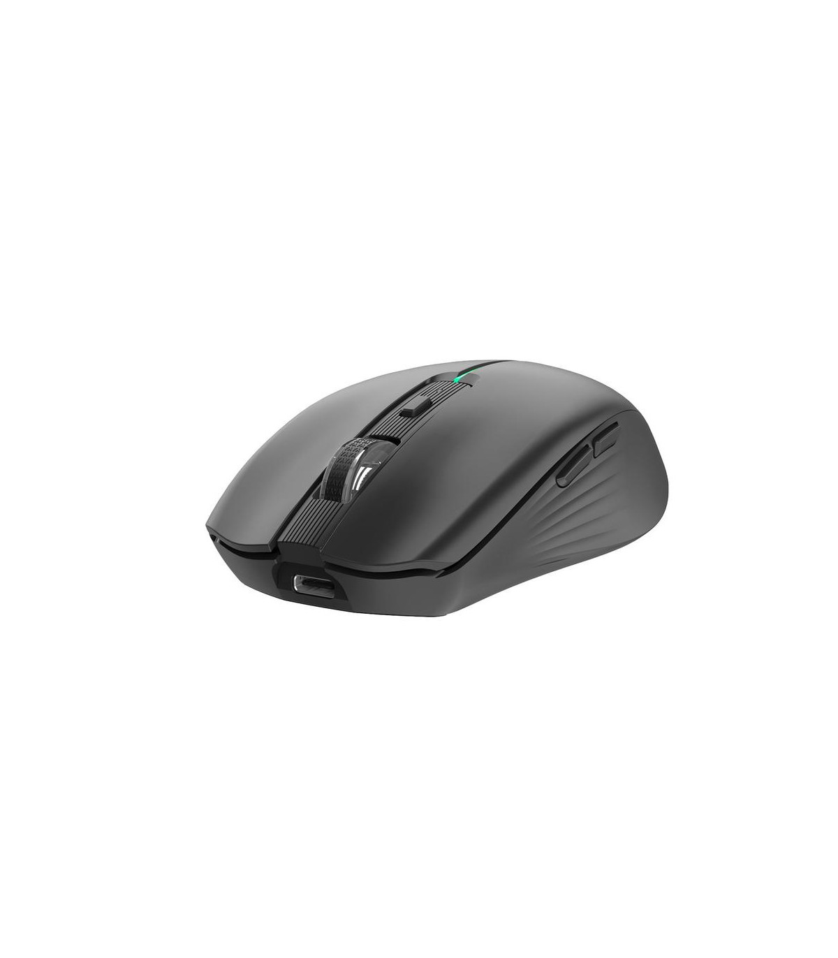 Mouse raton coolbox gaming  w01 negro 1600 dpi inalambrico recargable