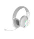Auriculares con microfono coolbox wb01 inalambricos gaming bluetooth blanco