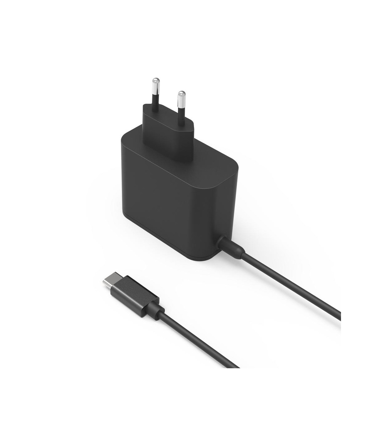 Adaptador cargador rapido de corriente coolbox gan usb - c 65w