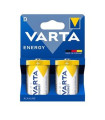 Blister pilas varta alcalinas energy lr20 d - 2 pilas