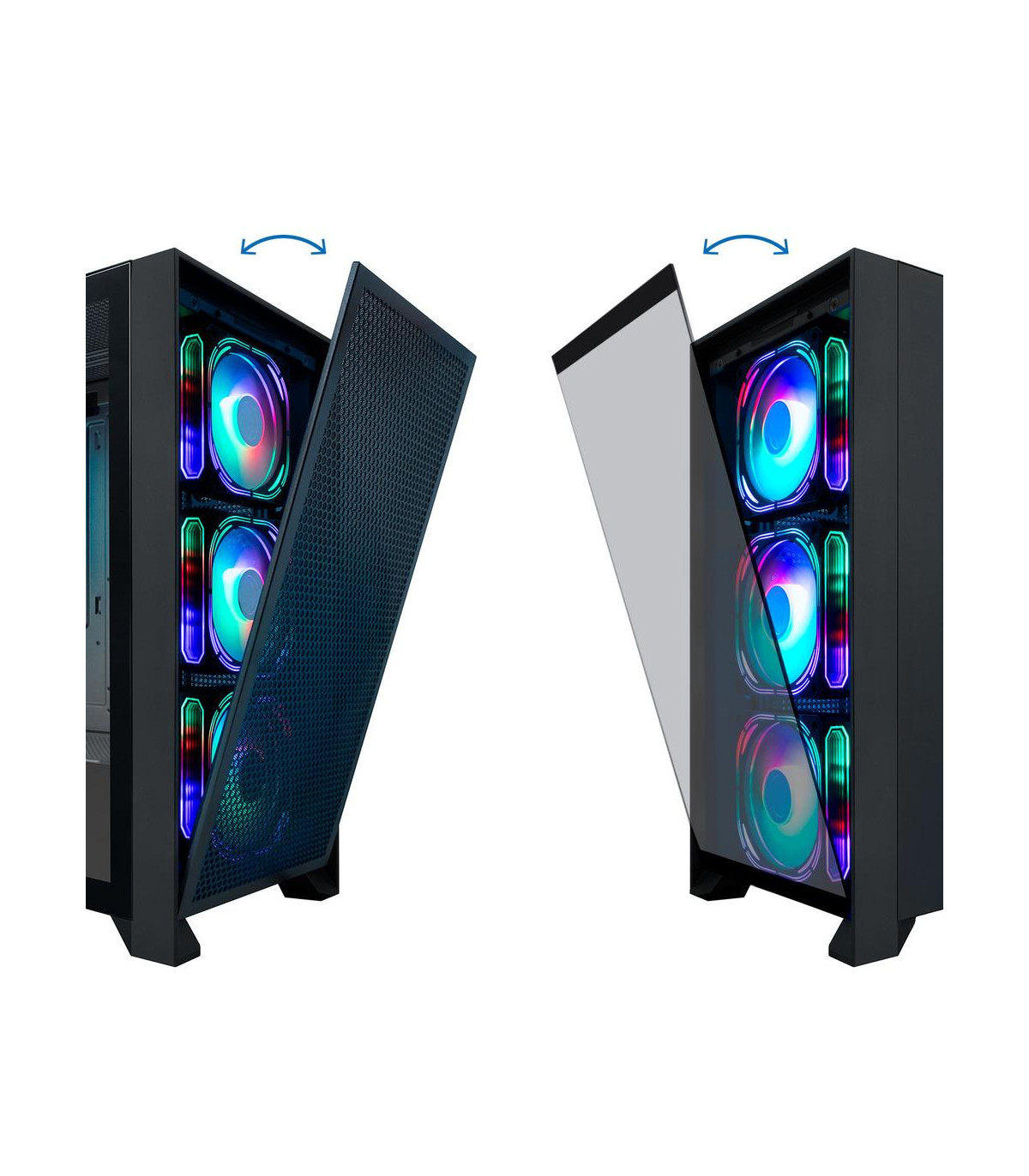 Caja ordenador gaming coolbox ge2000 dualview argb atx