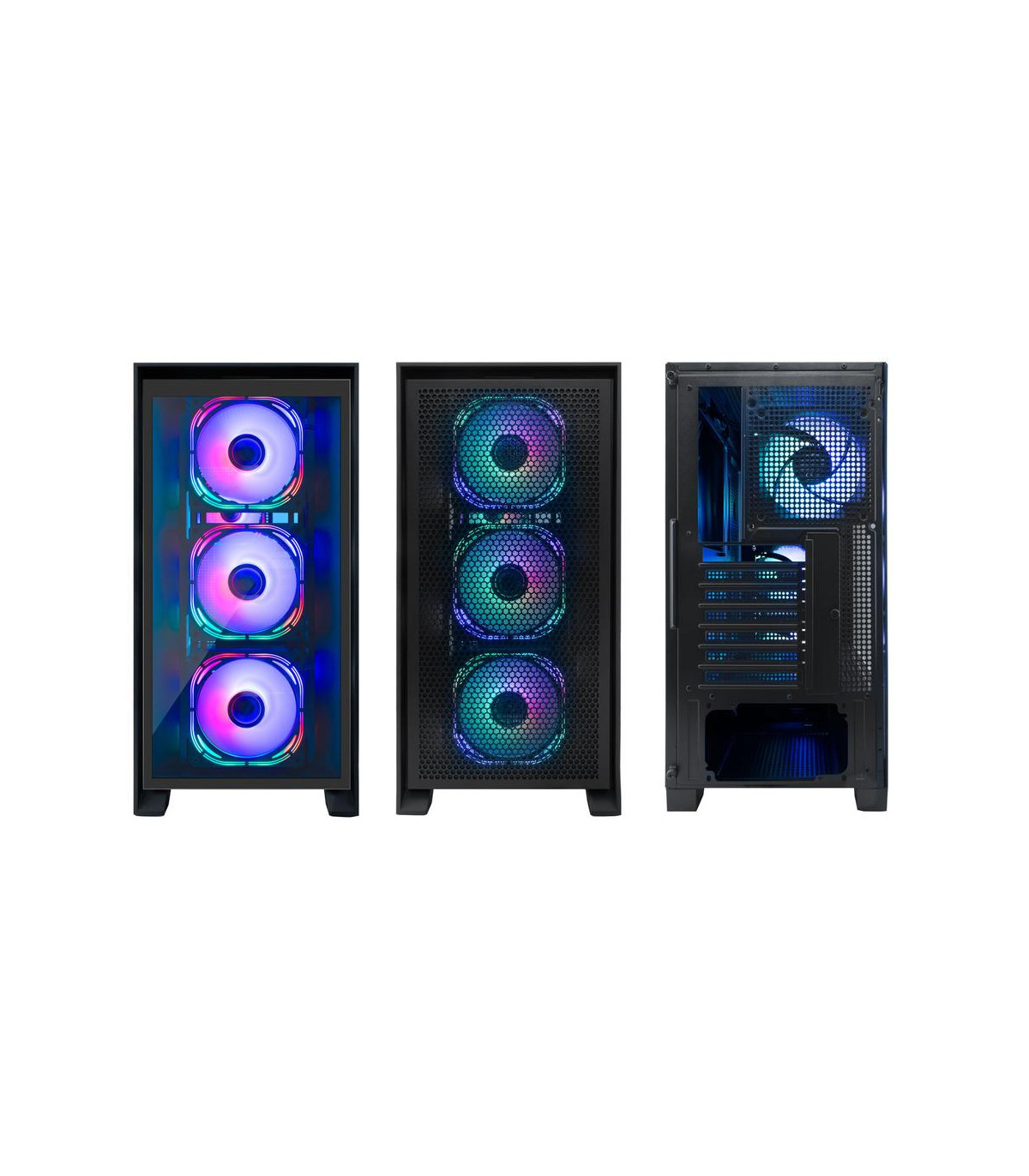 Caja ordenador gaming coolbox ge2000 dualview argb atx