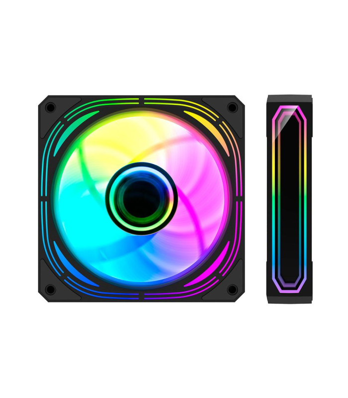 Ventilador caja coolbox infinity pro argb 4 x 120mm