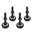 Pie lanberg m10 para armario rack 4 unidades