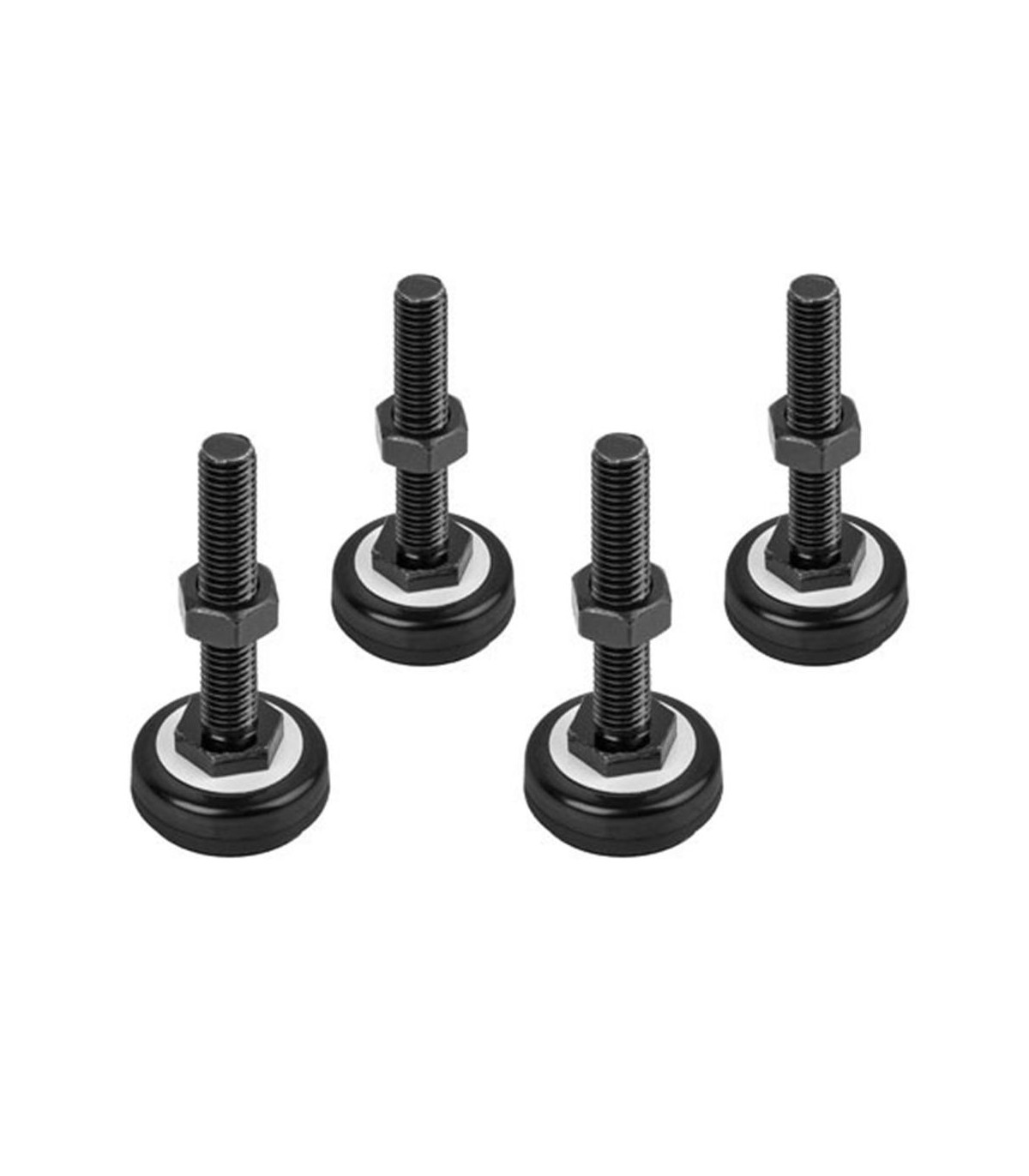 Pie lanberg m10 para armario rack 4 unidades