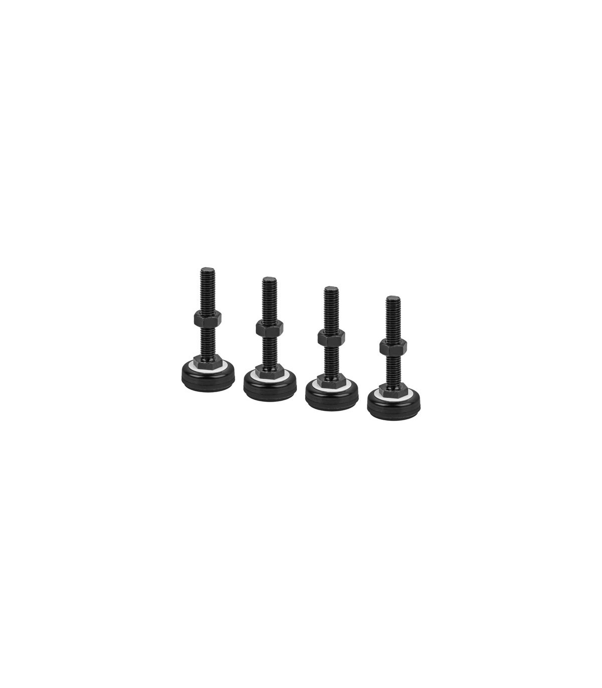 Pie lanberg m10 para armario rack 4 unidades