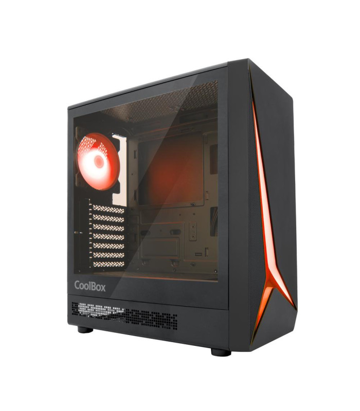 Caja ordenador gaming coolbox ga450 star light argb atx negro