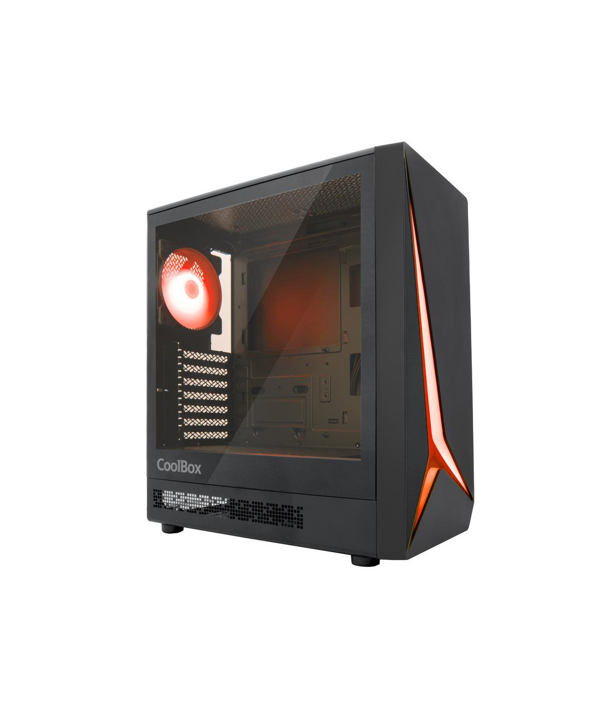 Caja ordenador gaming coolbox ga450 star light argb atx negro