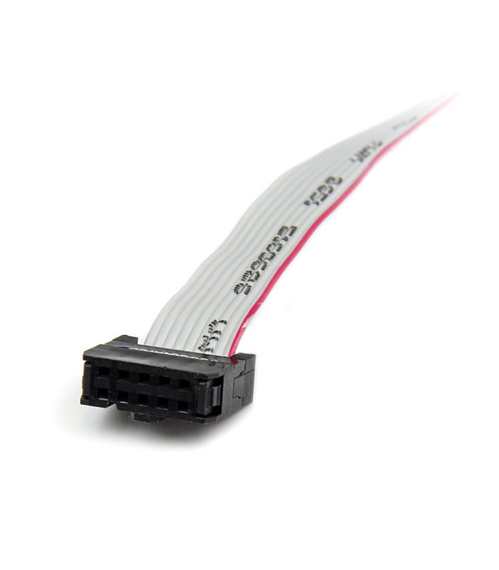 Adaptador startech header cabezal bracket serie serial rs232 a idc placa base perfil bajo 40cm