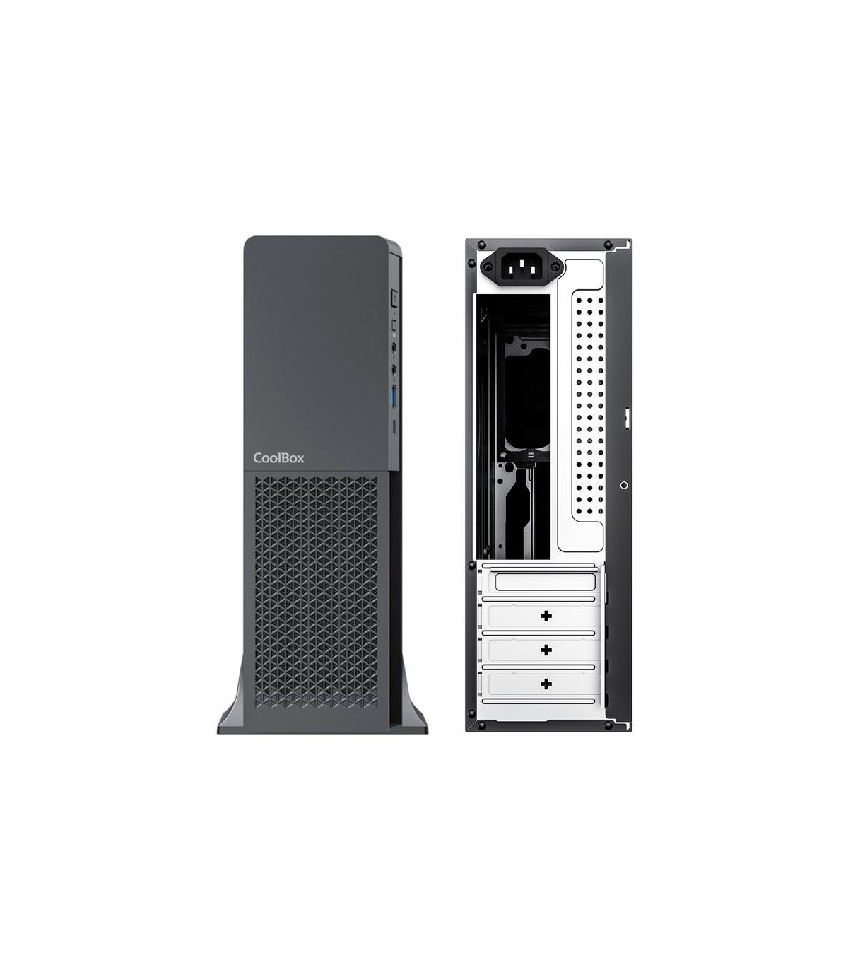 Caja ordenador coolbox microatx slim t313 usb - c fuente sfx 500w incluida