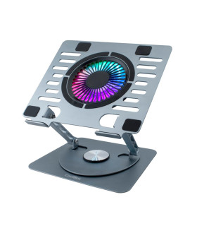 Soporte - base refrigeracion para portatil coolbox coolair 1vrgb ajustable haste 17 pulgadas