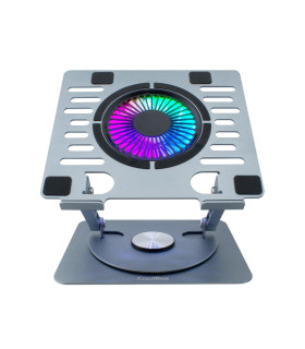 Soporte - base refrigeracion para portatil coolbox coolair 1vrgb ajustable haste 17 pulgadas