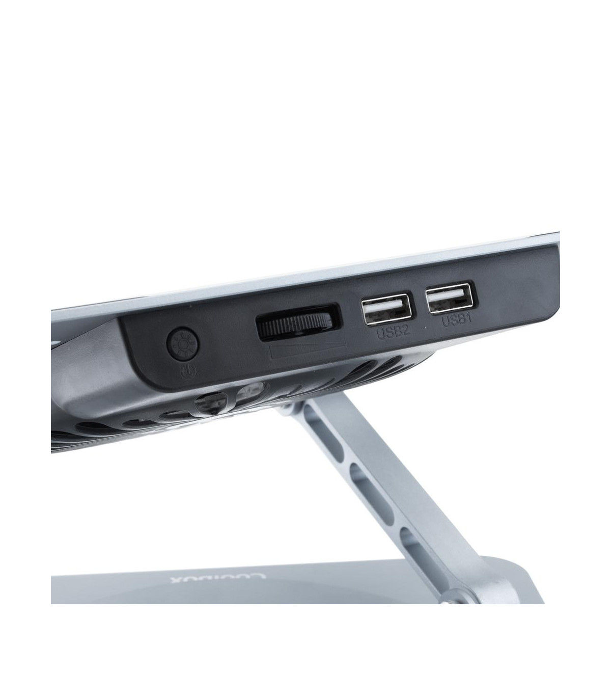 Soporte - base refrigeracion para portatil coolbox coolair 1vrgb ajustable haste 17 pulgadas