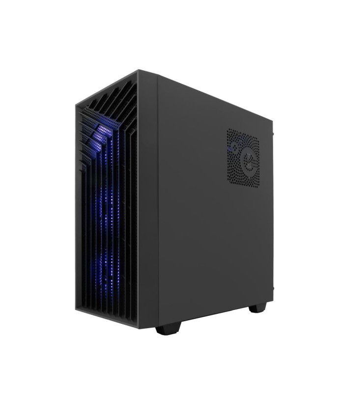 Caja ordenador gaming coolbox ga300 grid line atx argb cristal templado negro