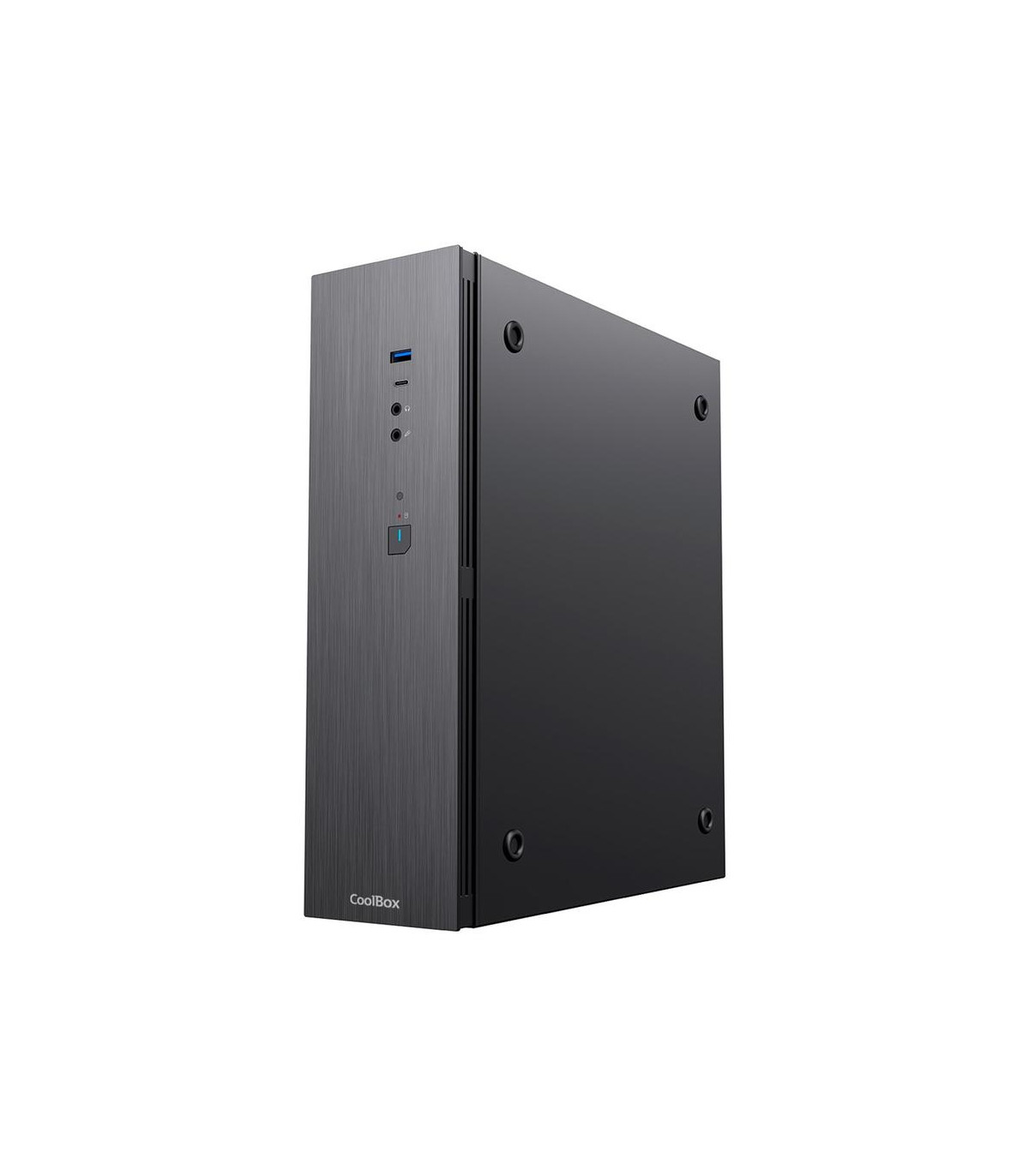 Caja ordenador coolbox t370 - bz matx negro con fuente tfx bronze