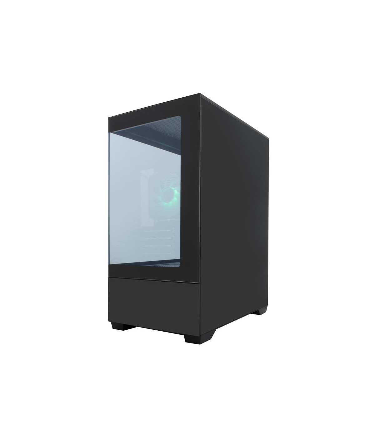 Caja ordenador gaming coolbox gm200 vision lite matx argb cristal templado negra