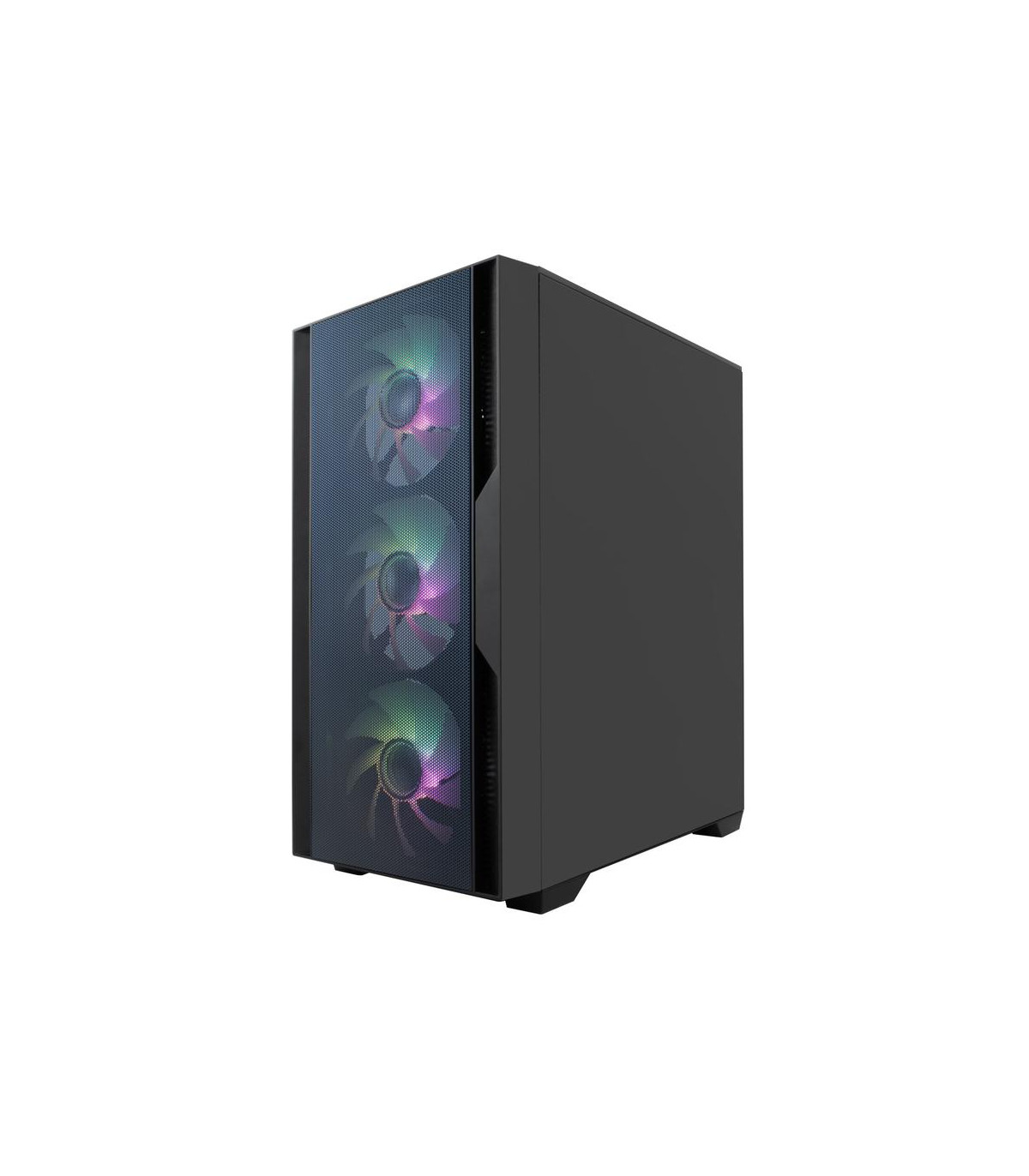 Caja ordenador gaming coolbox gm220 mpfusion matx arg cristal templado negra