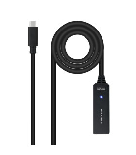 Cable prolongador nanocable con amplificador usb 3.2 gen1 usb - c - m - usb - c - h - 5 m