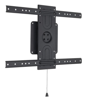 Soporte de pared tooq rotación 360° para pantallas 37 pulgadas -  80 pulgadas negro
