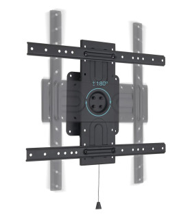 Soporte de pared tooq rotación 360° para pantallas 37 pulgadas - 80 pulgadas negro