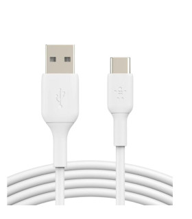 Cable usb tipo c a usb tipo a belkin 2m -  macho - macho -  blanco