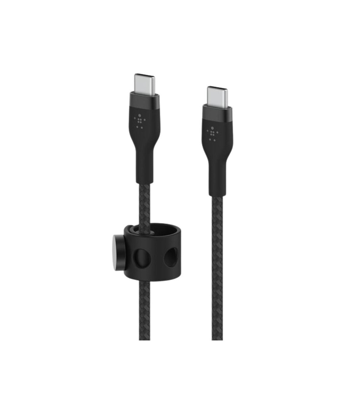 Cable usb tipo c belkin 2m -  macho - macho -  negro -  trenzado