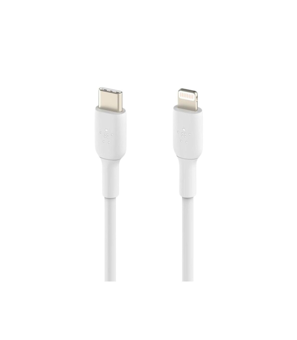 Cable lightning a usb tipo c belkin 2m -  macho - macho -  blanco -  trenzado