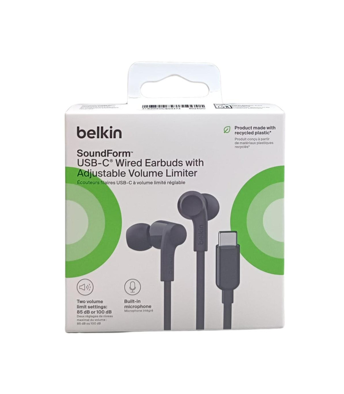 Auriculares belkin g3h0002hqbkv2 negro