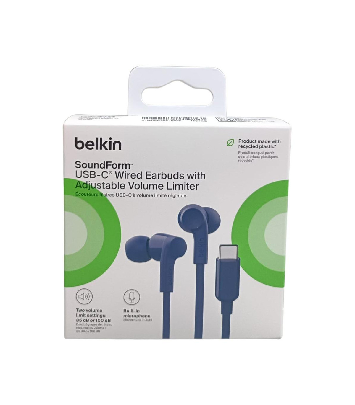 Auriculares belkin g3h0002hqblv2 azul