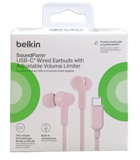 Auriculares belkin g3h0002hqpkv2 rosa