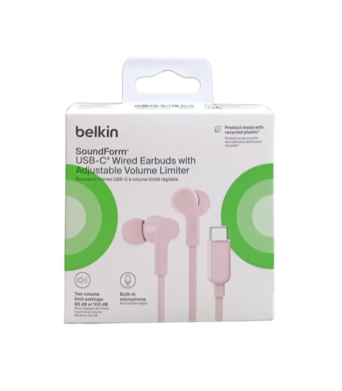 Auriculares belkin g3h0002hqpkv2 rosa