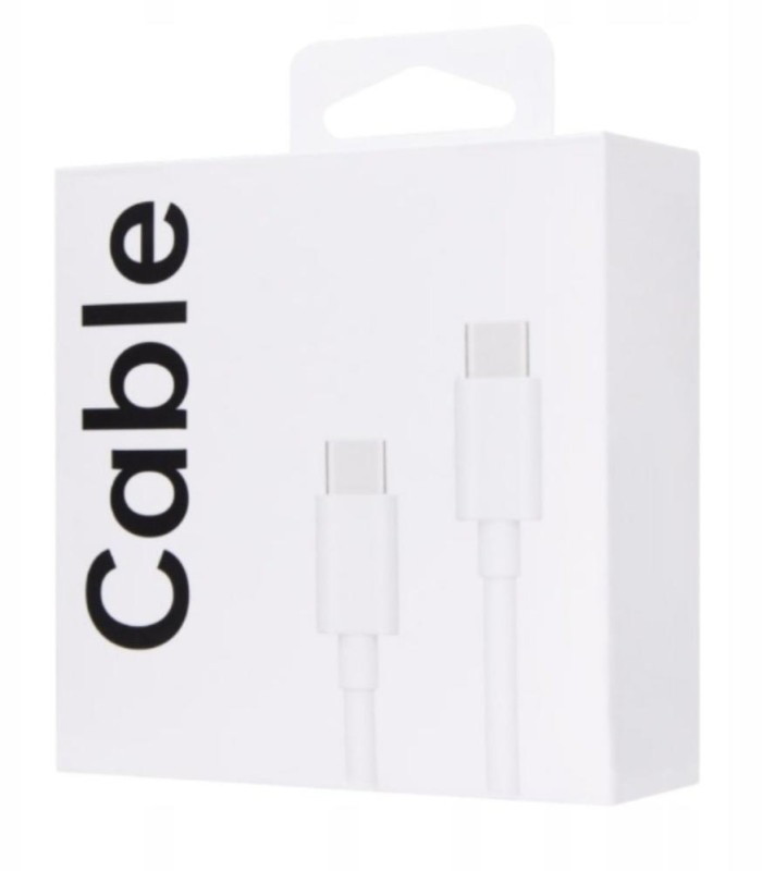 Cable usb tipo c oppo 1m -  macho - macho -  blanco