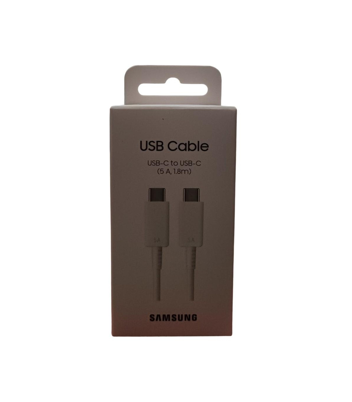 Cable usb tipo c samsung 1.8m -  macho - macho -  blanco