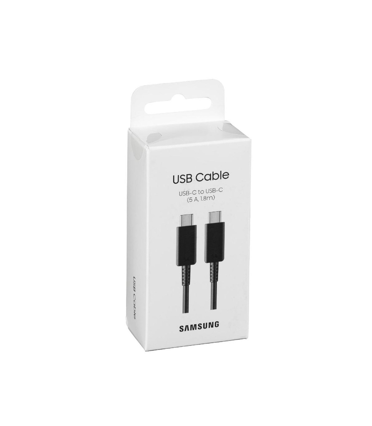Cable usb tipo c samsung 1.8m -  macho - macho -  negro