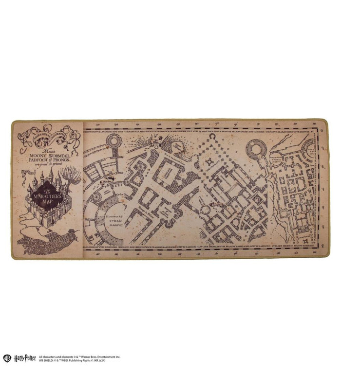 Alfombrilla escritorio harry potter el mapa merodeador