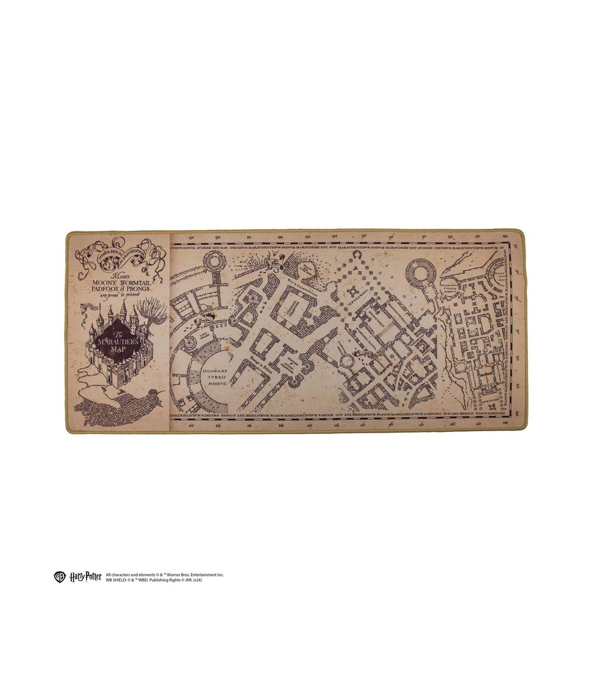 Alfombrilla escritorio harry potter el mapa merodeador
