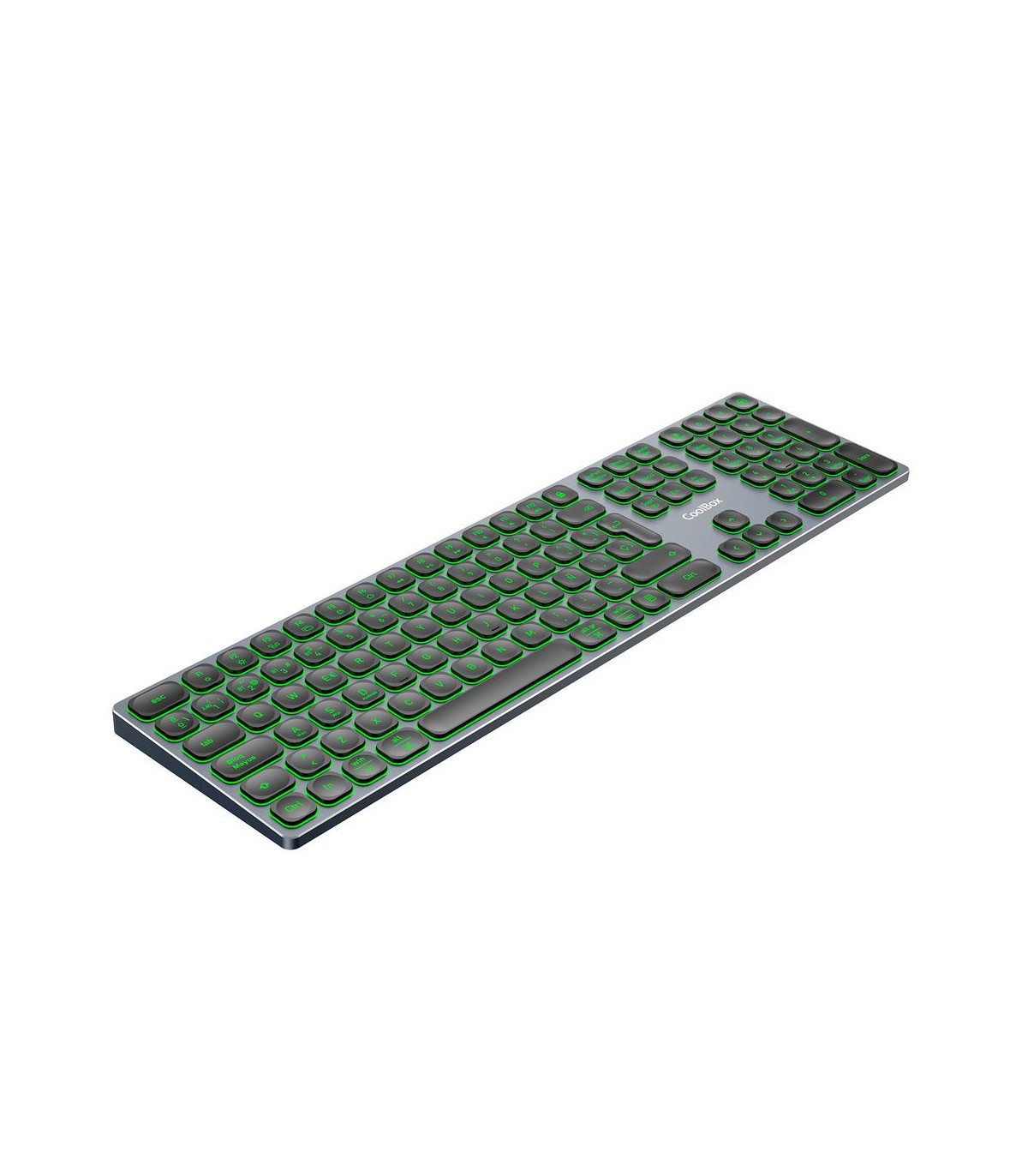 Teclado inalambrico retroiluminado coolbox moonlight key b431