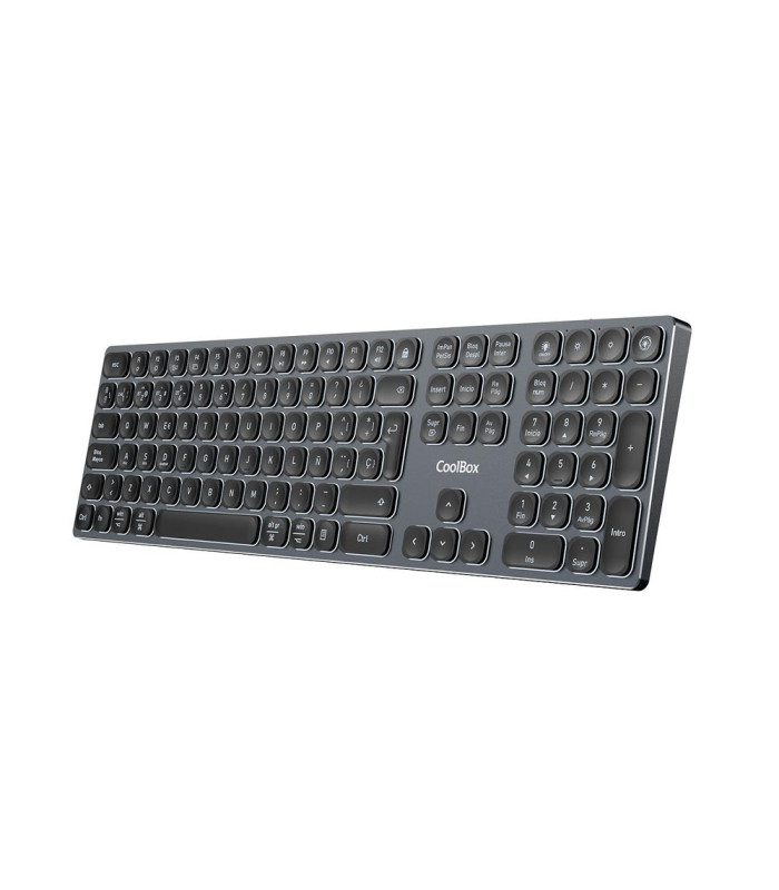 Teclado inalambrico retroiluminado coolbox moonlight key b431