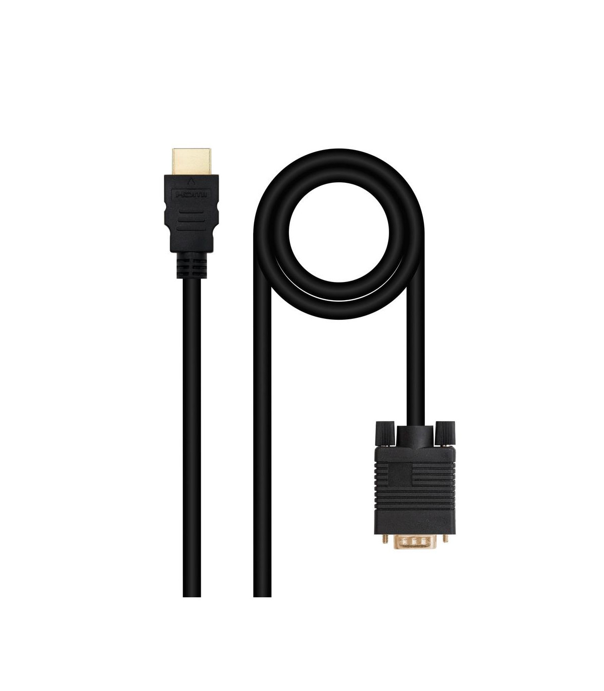 Cable conversor hdmi a vga nanocable 1.8 m - negro