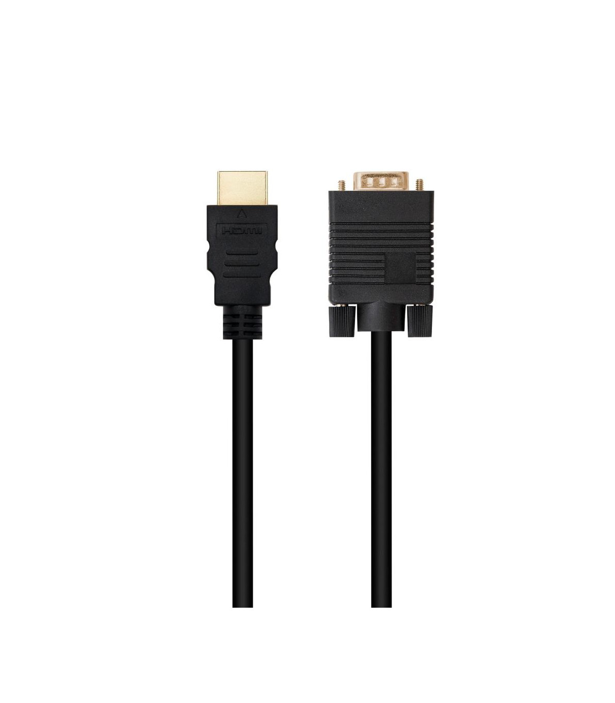Cable conversor hdmi a vga nanocable 1.8 m - negro
