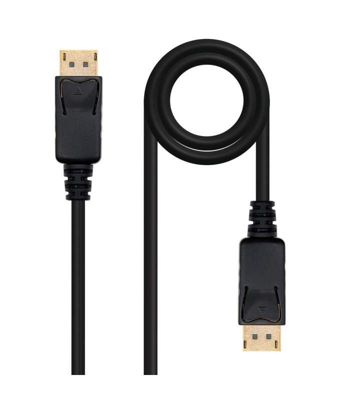 Cable displayport dp - m -  dp - m nanocable negro 1.5 m