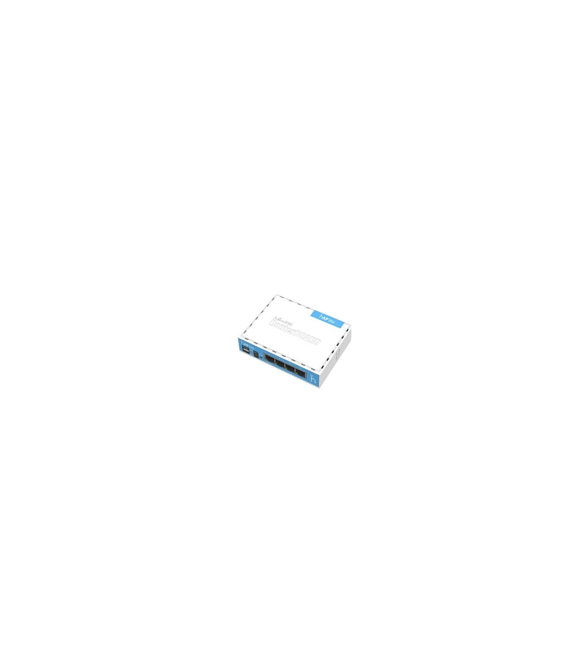 Mikrotik router board rb - 9412nd hap lite with 650mhz cpu 32mb ram 4xlan built - in 2.4ghz 802b - g - n 2x2 two chain wireless