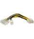 Cable alimentacion placa - micro 4 pin hembra y molex a 8 pin macho startech