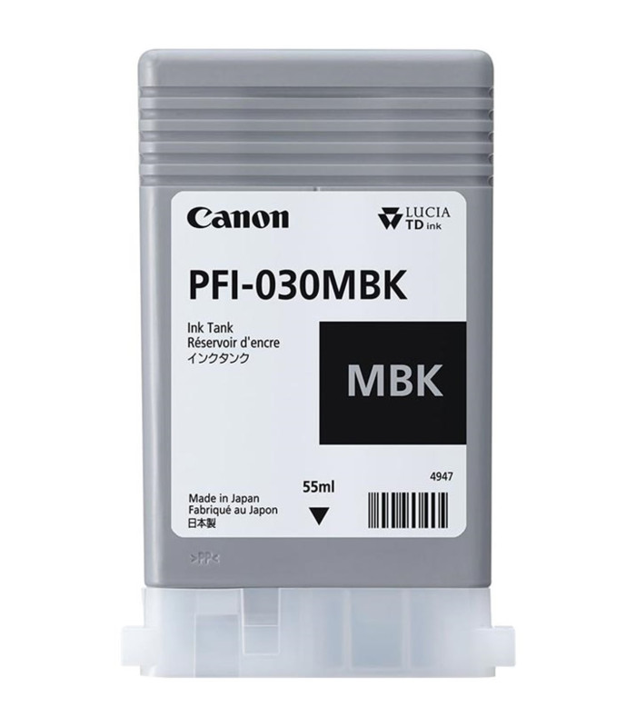Cartucho canon pfi - 030 negro mate ta - 20ta - 20 mfp l24eita - 30ta - 30 mfp l36ei