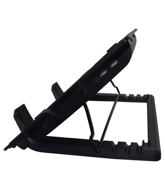 Soporte - base refrigeracion para ordenador portatil ewent ew1258 - 1 ventilador - 2 usb - hasta 17 pulgadas