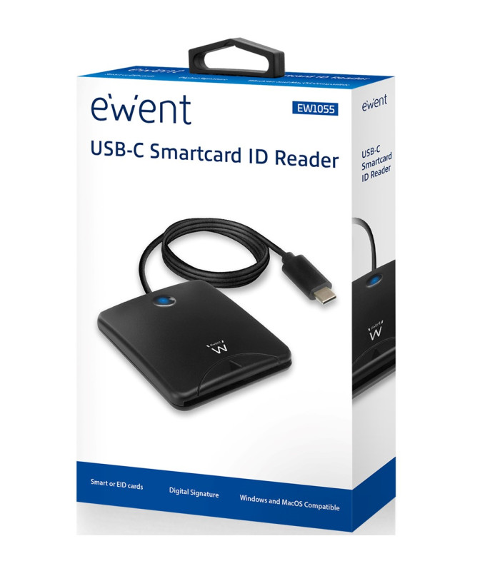 Lector de tarjetas dni ewent usb tipo c