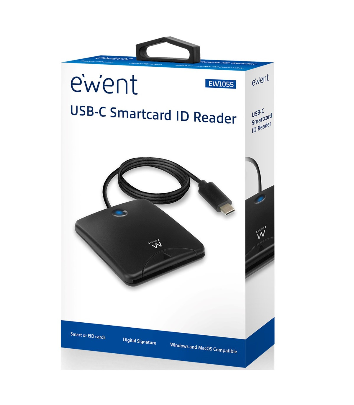 Lector de tarjetas dni ewent usb tipo c