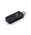 Lector de tarjetas multiple usb 2.0 ewent ew1049 ms - sd - t - flash - m2