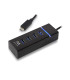 Hub ewent 4 puertos usb 3.2 - usb tipo c